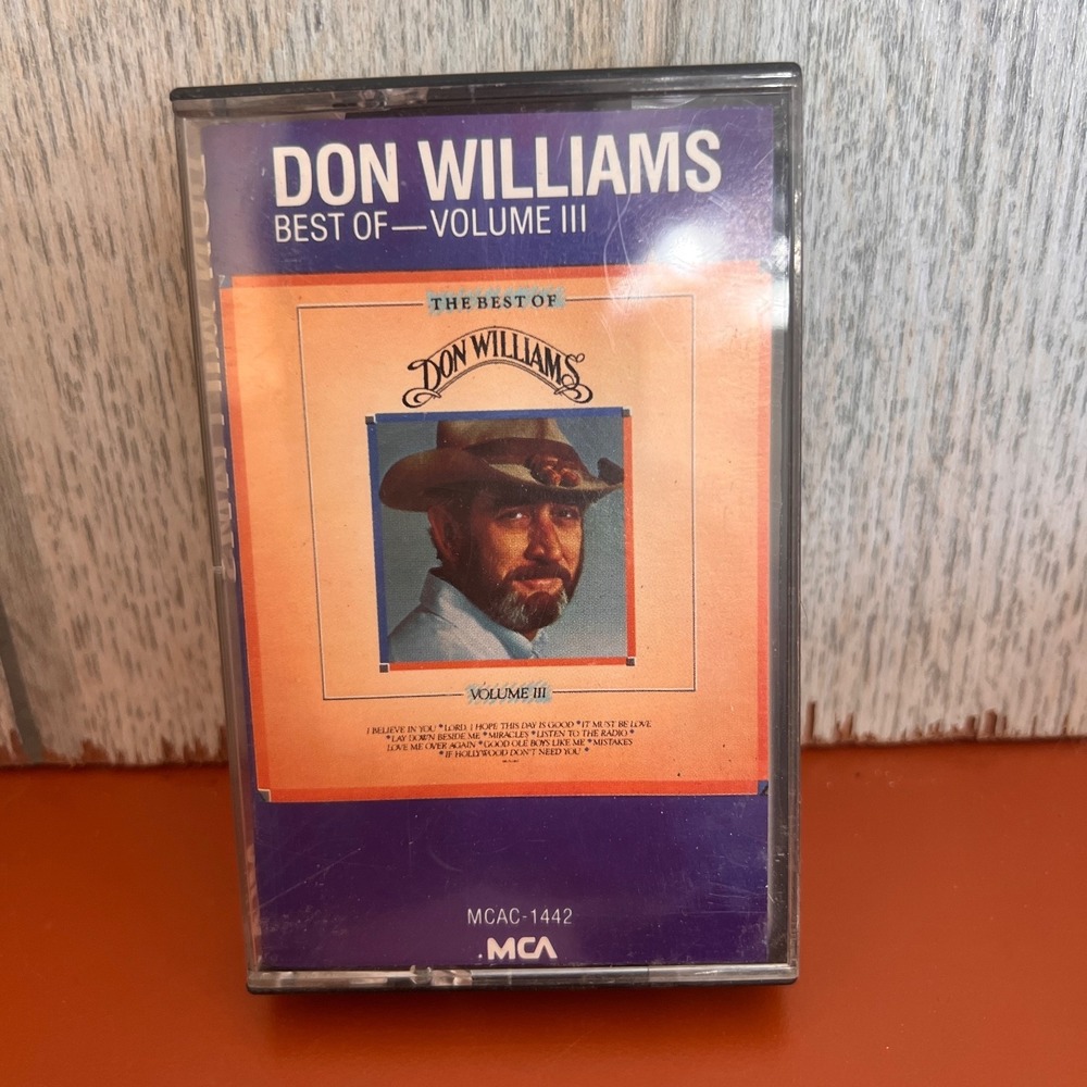 Don Williams Best of‎ Don Williams Volume III Vintage Cassette